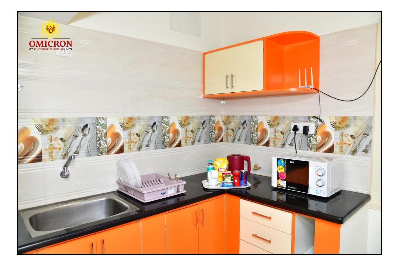 Hotel Omicron 1 Bhk Studio Room Bangalore Eksteriør bilde